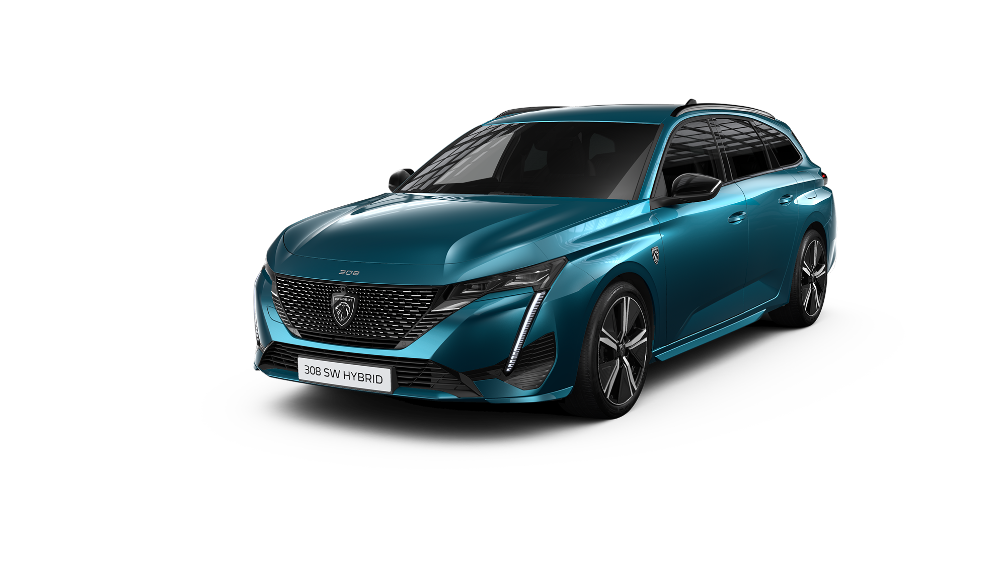 Peugeot 308 Sports Wagon, blå, front