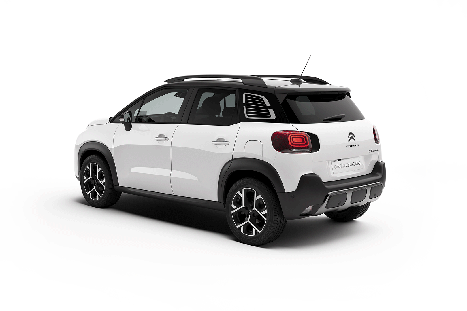 Citroën C3 Aircross, vit, baksida