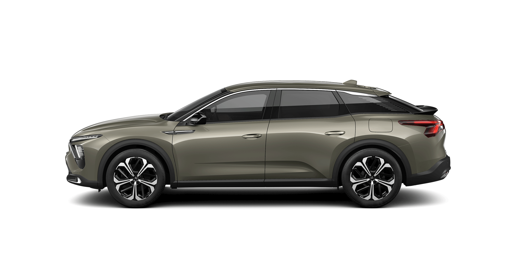 Citroën C5 X, grå, profil