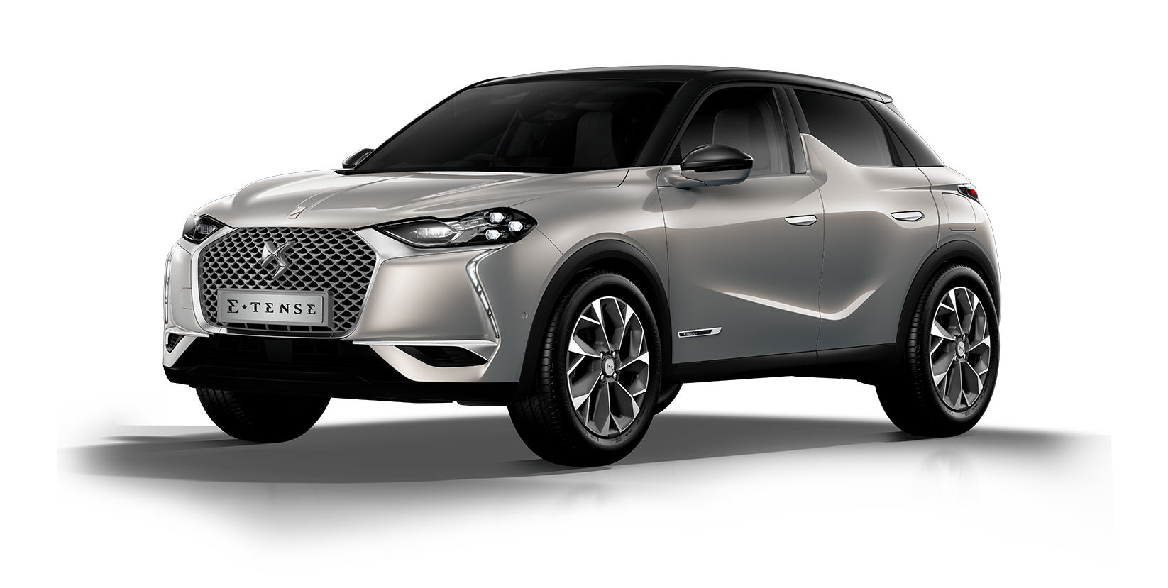DS 3 Crossback E-Tense, Grå, front