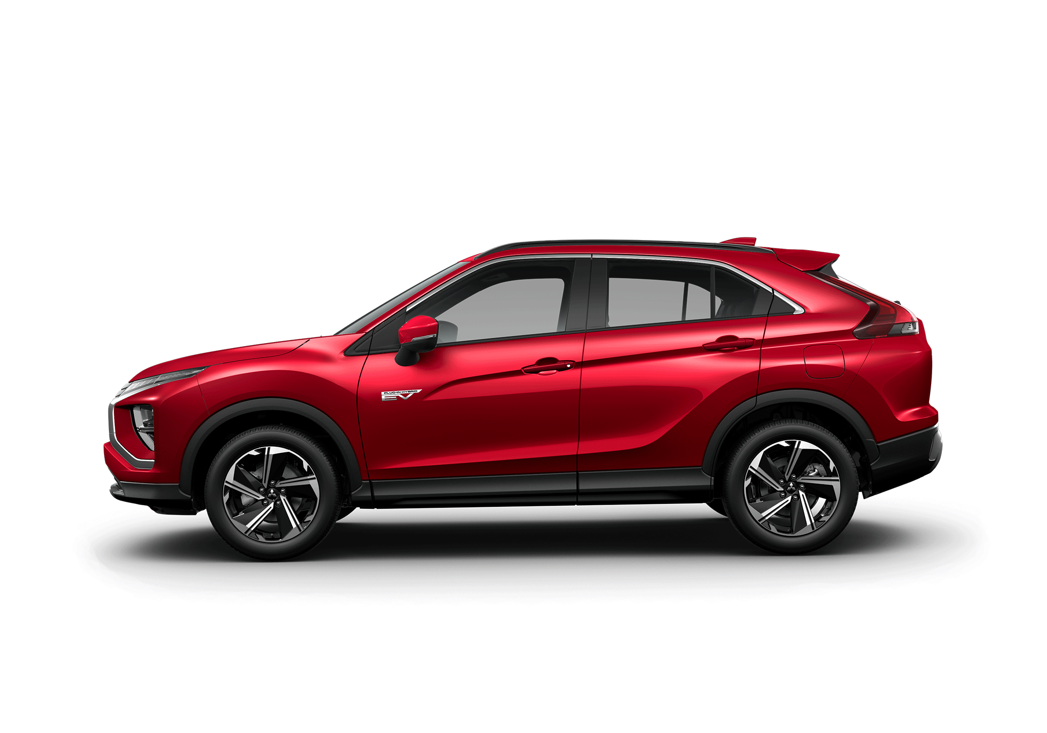 Mitsubishi Eclipse Cross Plug-in Hybrid, röd, profil