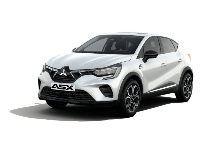 Mitsubishi ASX, vit, höger fram
