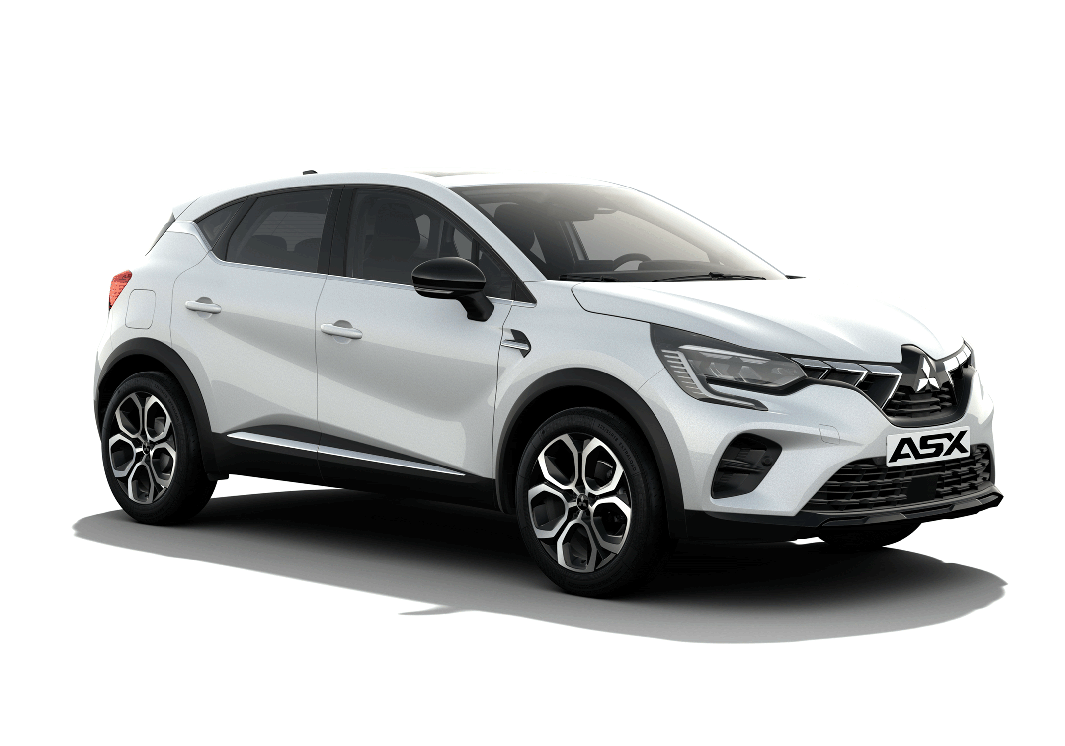Mitsubishi ASX, vit, vänster fram