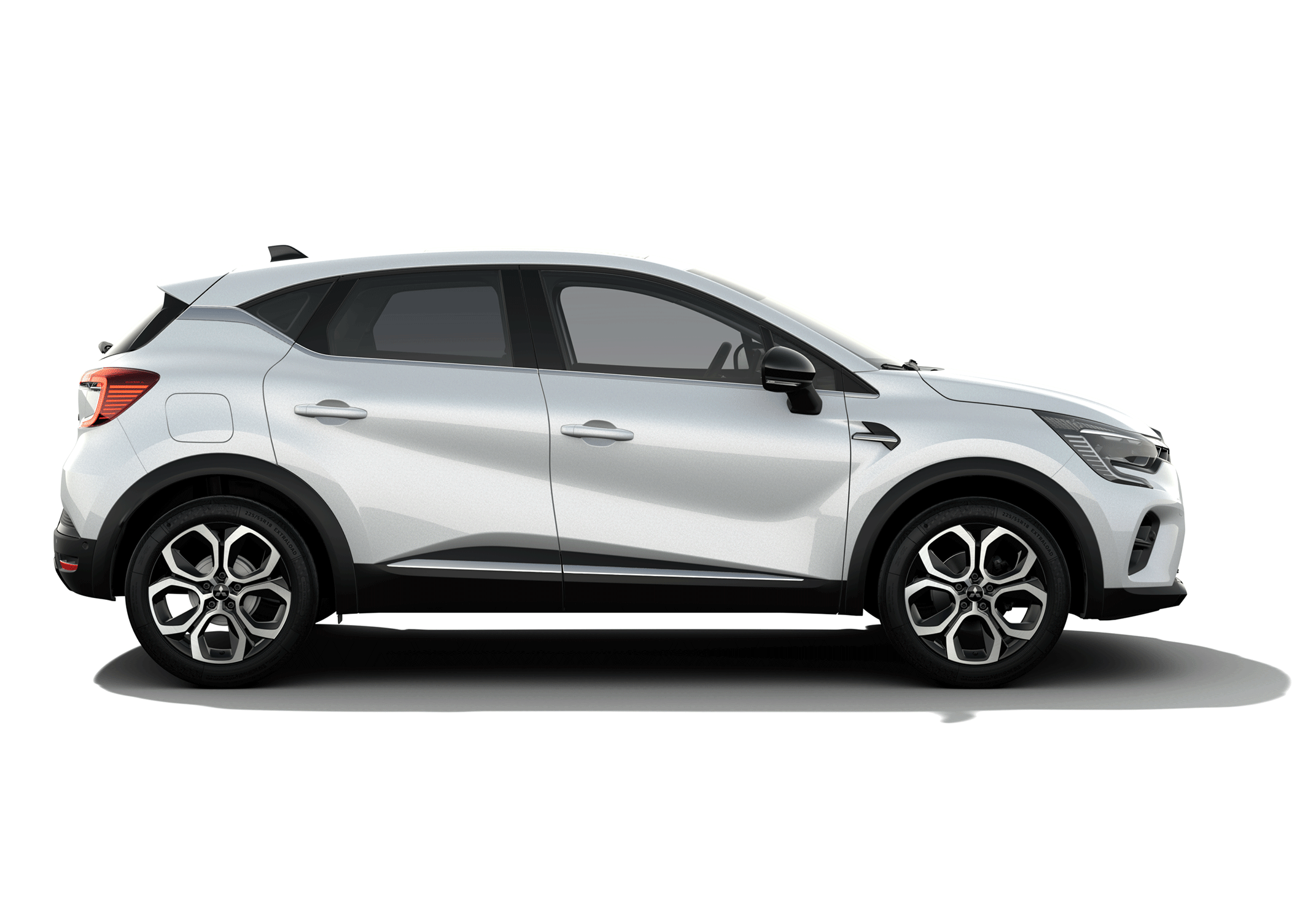Mitsubishi ASX, vit, från sidan