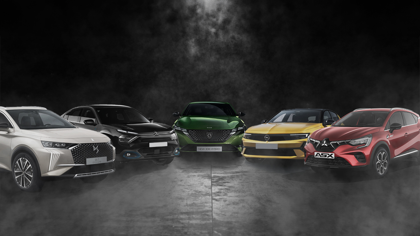 Mercury Group Bakgrund, Från höger DS, Citroën, Peugeot, Opel och Mitsubishi